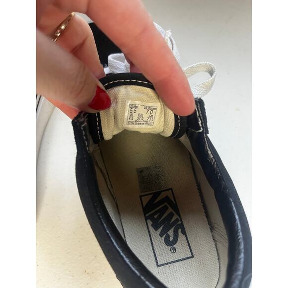 Vans Old Skool Ward Canvas Low Top Skateboard Sneaker Black/White Unisex M5.5/W7 - Picture 7 of 9